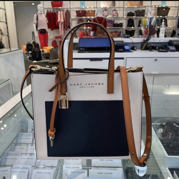 Marc Jacobs Grind Mini Tote Crossbody Colorblock - Picture 3 of 6